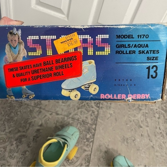 STARS Vintage Roller Derby Skates Girls Size 13 - Picture 8 of 8
